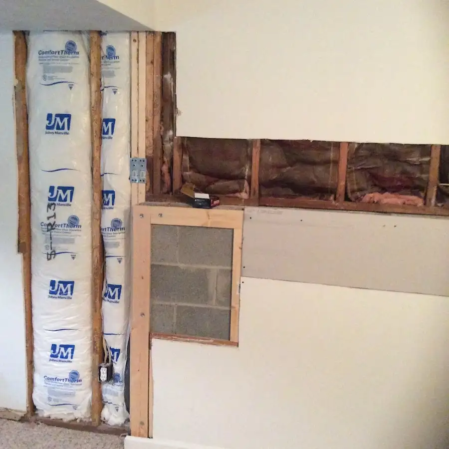 Wall insulation replacement during Odor Removal & Deodorization in Pottstown